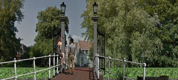 Nieuwlanderhek op Popelmansbrug
