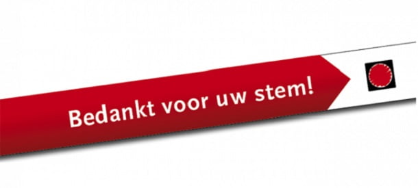 Bedankt voor uw stem!